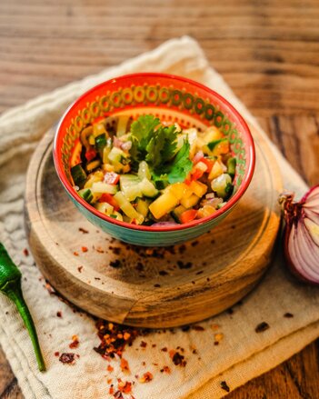 Mango Chili Salsa Sonnentor Silvester | © SONNENTOR