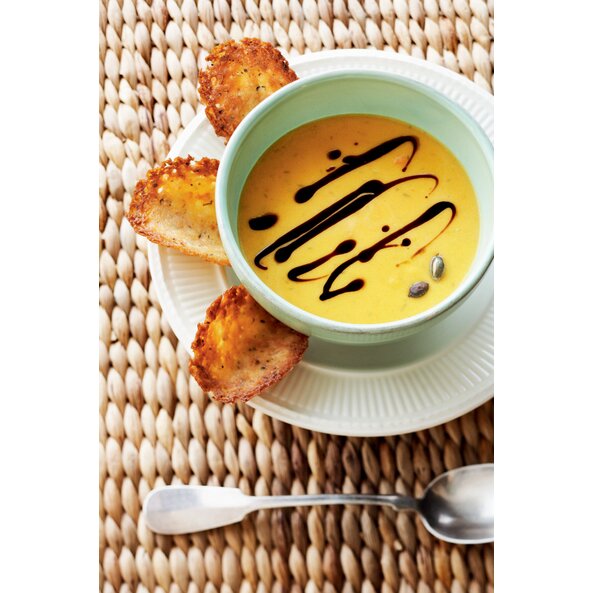 Schaumsuppe vom Muskatkürbis