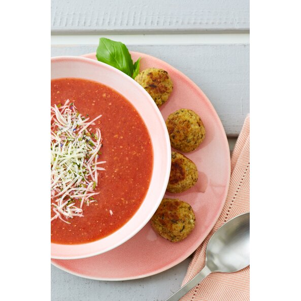 Tomaten-Basilikum-Suppe