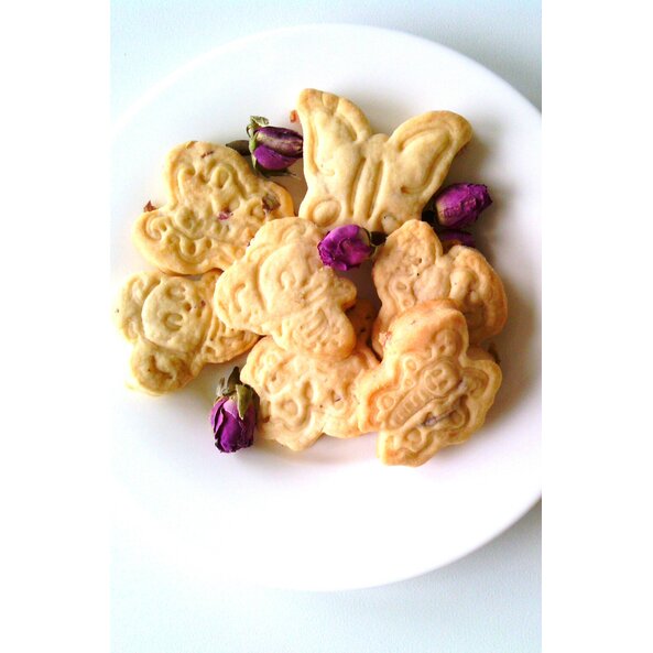 Rosenplätzchen (Rosenkekse)