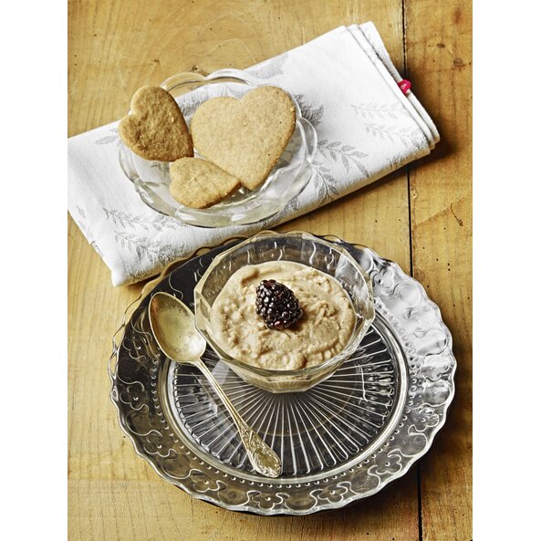Maroni-Zimt-Creme mit Dinkelkeksen