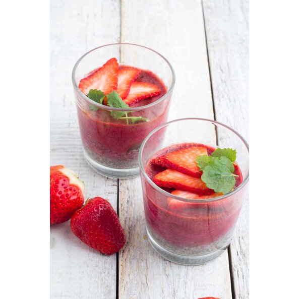 Flower Power Chia Pudding