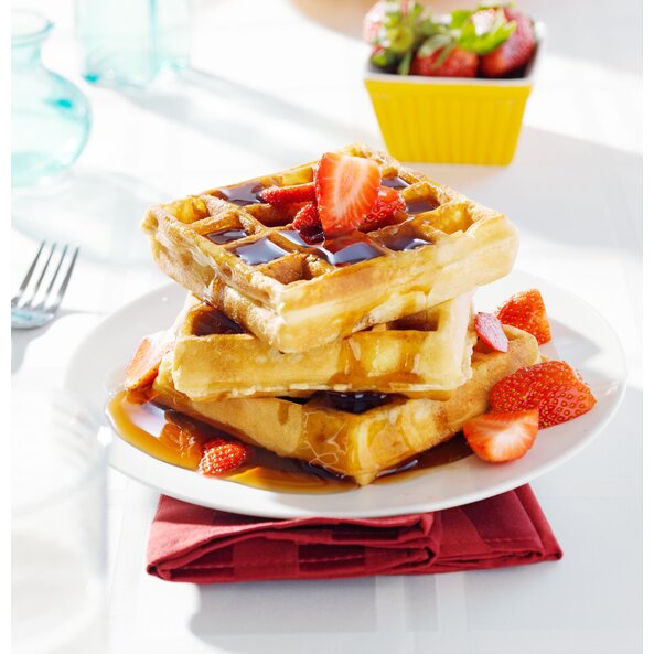 Waffeln mit Apfelfüllung