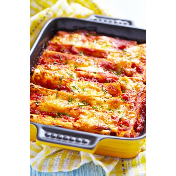 Cannelloni mit Seitan-Feta Füllung