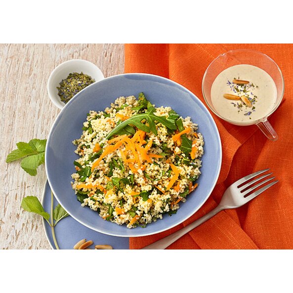 Minziger Couscous-Kräuter-Salat