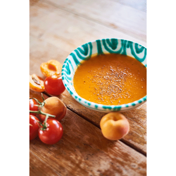 Tomaten- Marillen Suppe