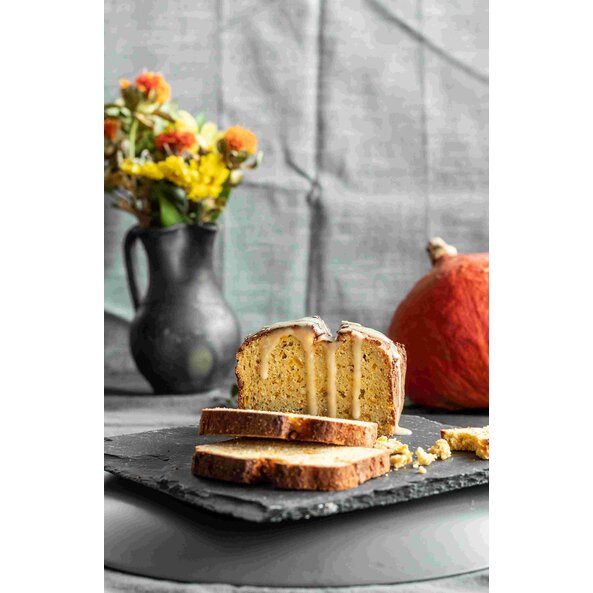 Kürbisbrot mit Karamellglasur