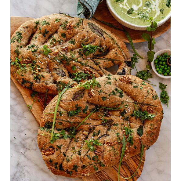 Frühlings-Fougasse