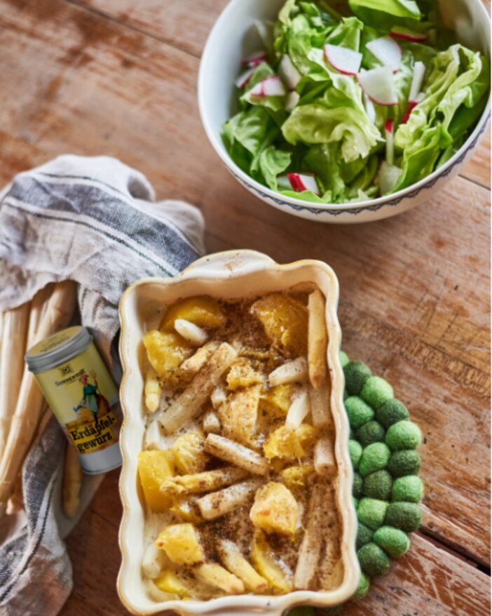 Sieglinde&amp;#39;s Erdäpfel Spargel Gratin - SONNENTOR.com