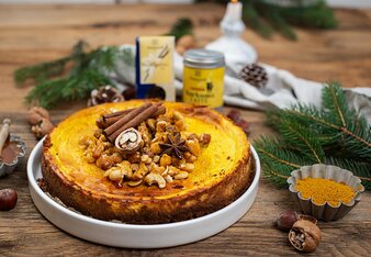 Kurkuma-Cheesecake | © SONNENTOR/Carletto Photography