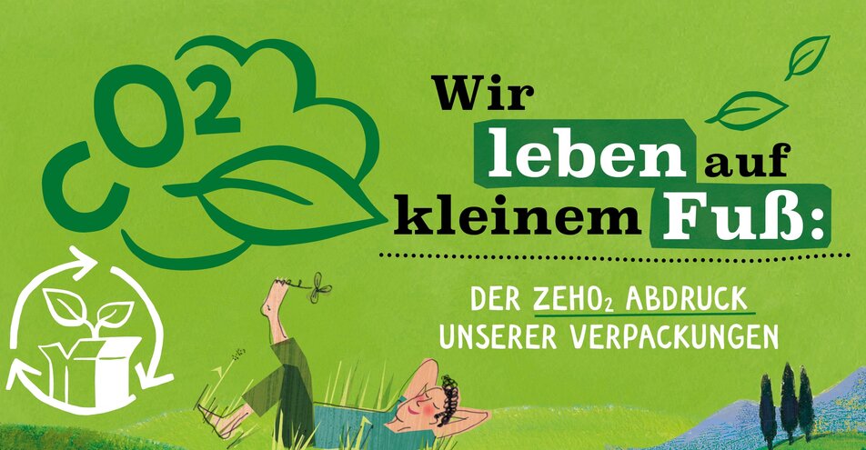 Grafik - wir leben auf kleinem Fuß. | © SONNENTOR