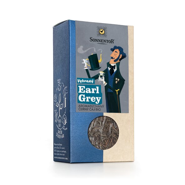 Earl Grey - aromatizovaný černý čaj bio syp. 90g