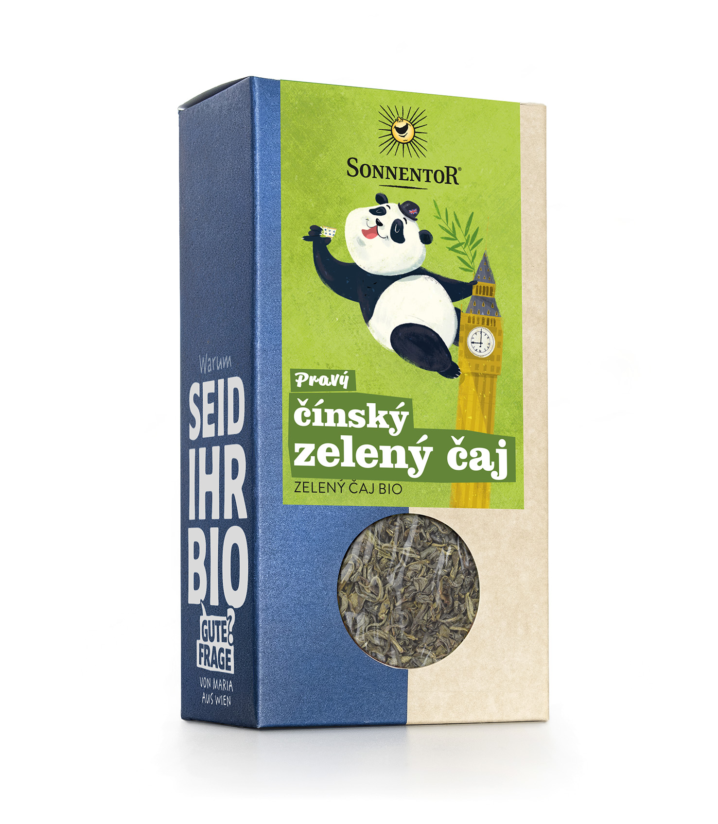 Pravý čínský zelený čaj bio 100g, syp.