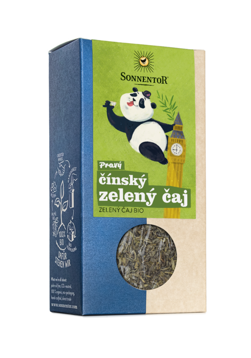 Pravý čínský zelený čaj bio 100g, syp.