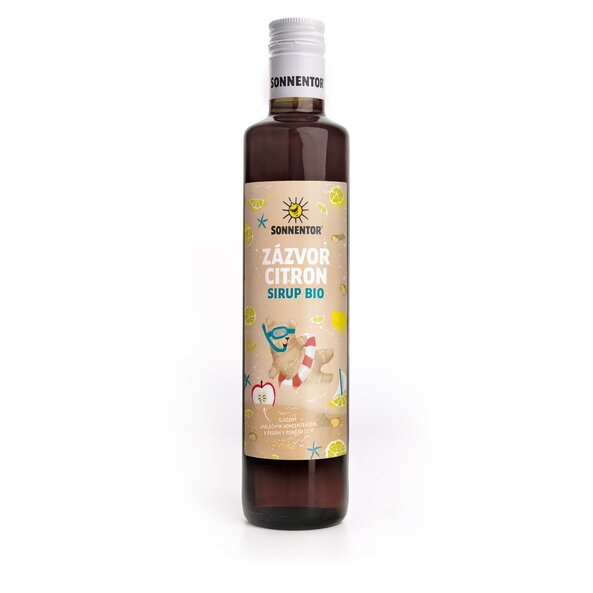 Zázvor - citron - ovocný nápojový koncentrát 0,5l