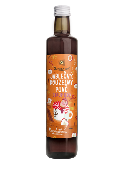 Sonnentor Jablečný kouzelný punč sirup bio 500 ml