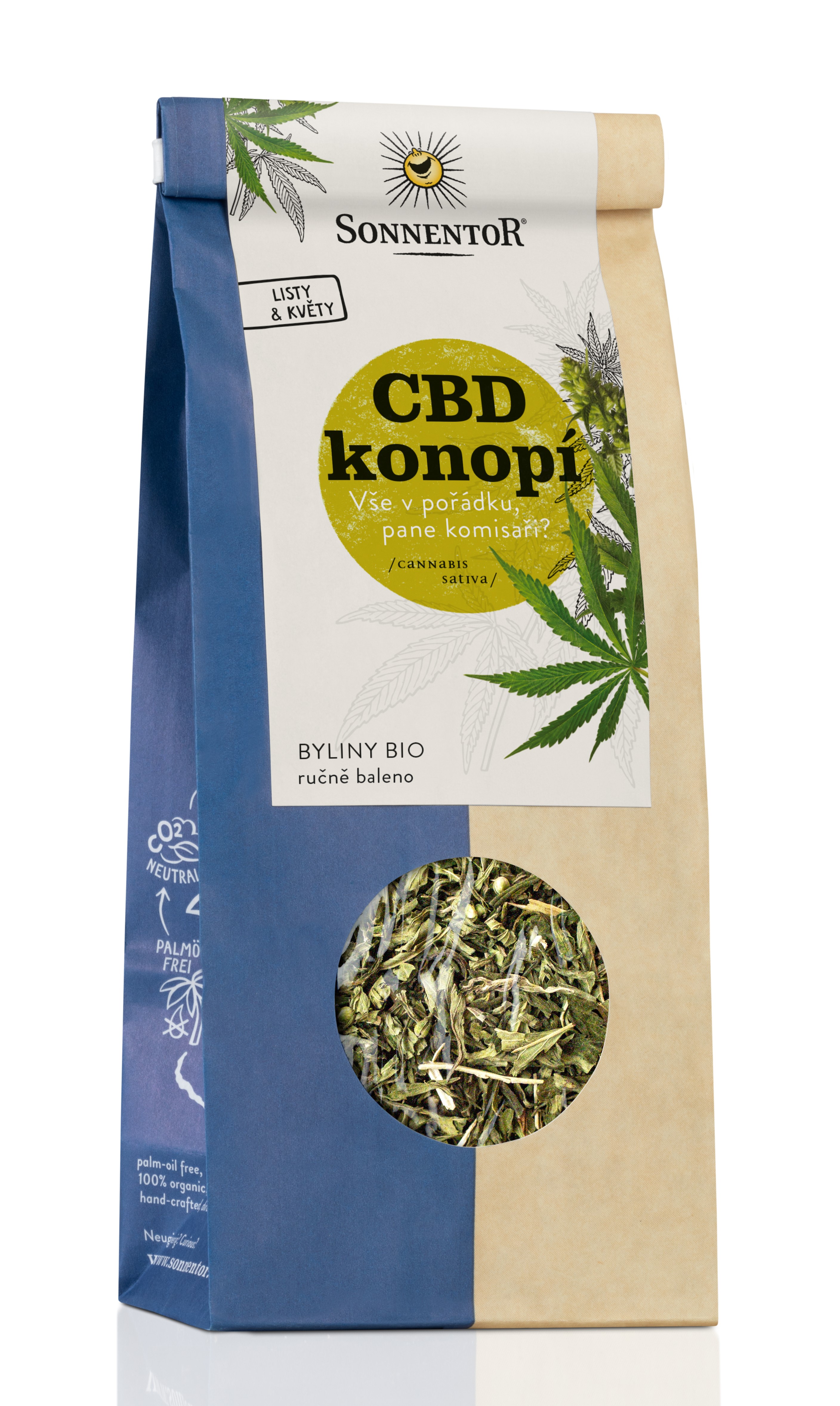 CBD konopí sypaný 80 g BIO SONNENTOR