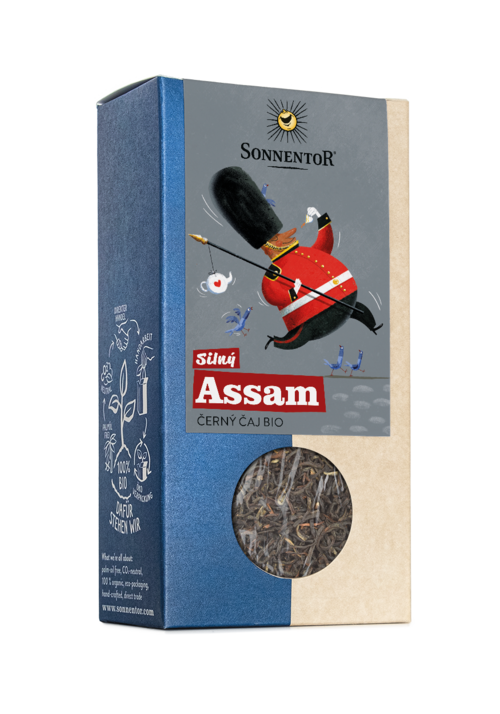 Assam bio, černý čaj, 95g syp. Bio Sonnentor