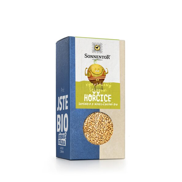 Semínka hořčice žluté bio, k nakličování 120g