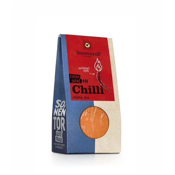 Chilli bio extra ostré, mleté 40g (Kayenský pepř)