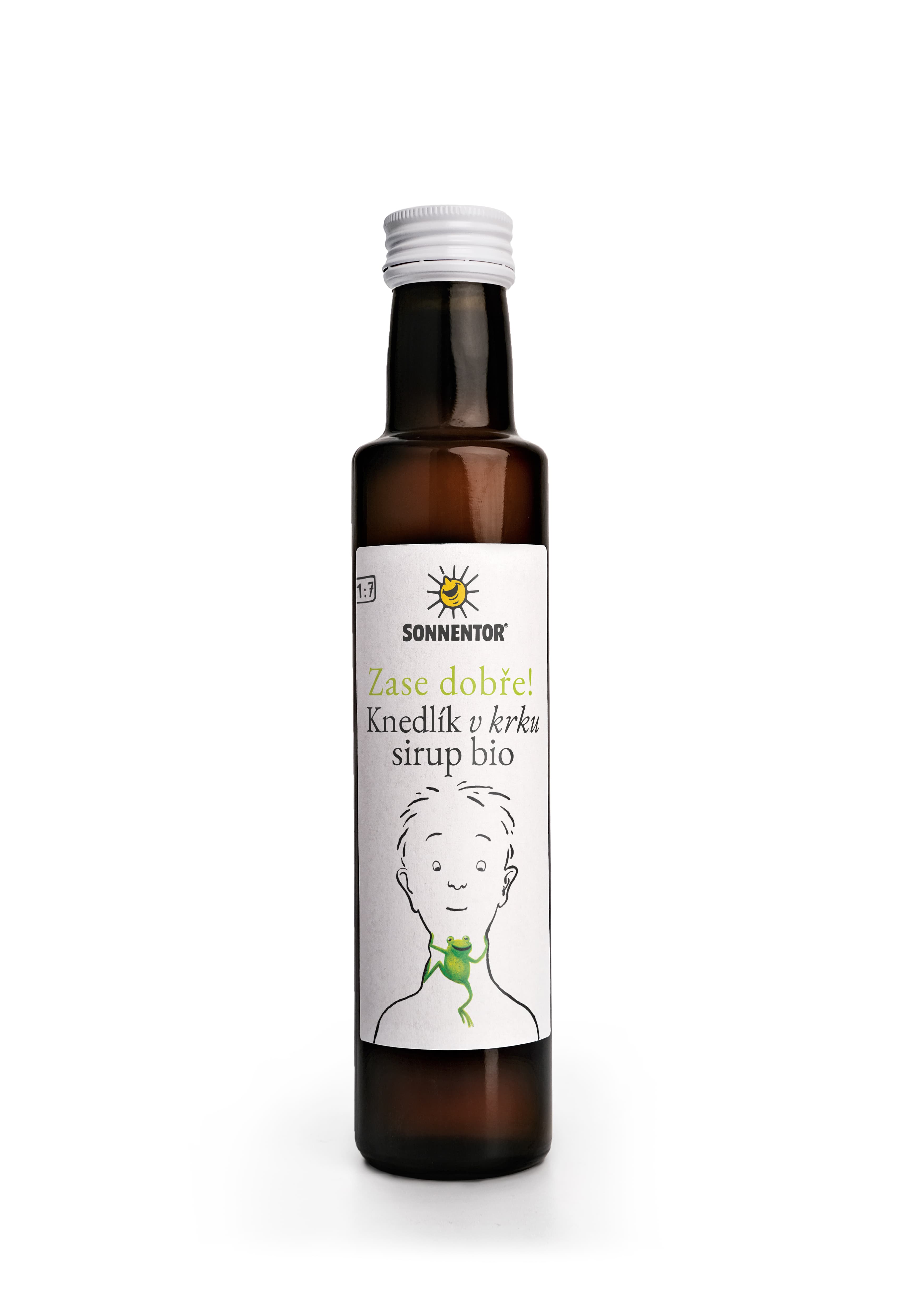 Sonnentor Zase dobře! Knedlík v krku sirup bio 250 ml - balení 3 ks
