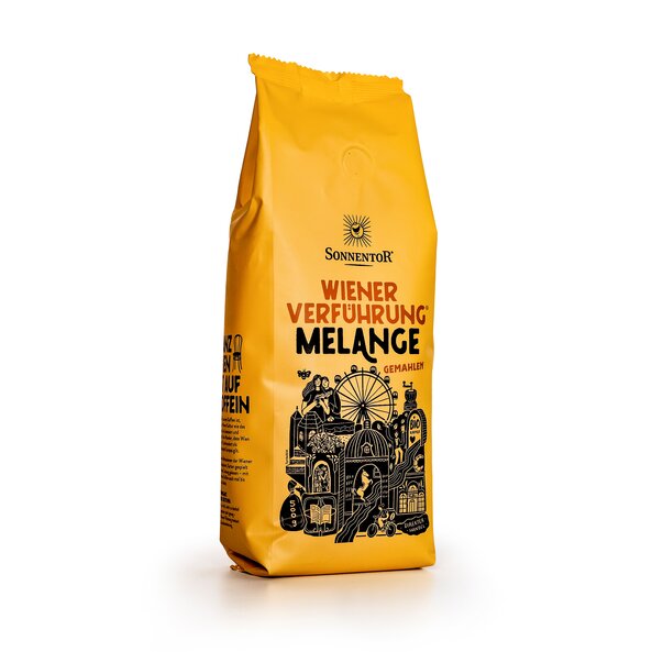 Káva Vídeňské pokušení® Melange bio, pražená, mletá 500 g