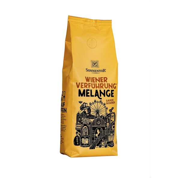 Káva Vídeňské pokušení® Melange bio, pražená, zrnková 500 g