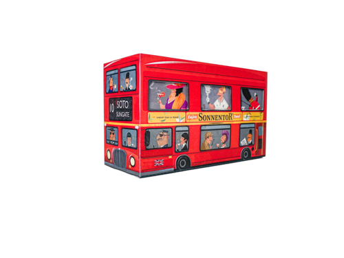 London Bus bio, černé čaje