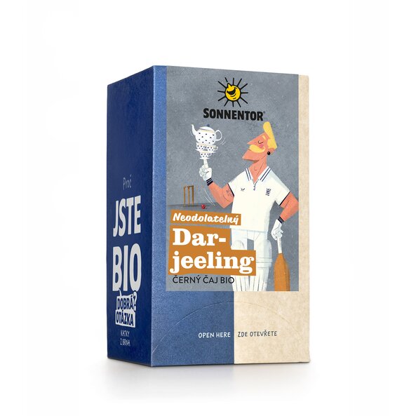 Černý čaj Darjeeling bio 27g porc.dvoukomorový
