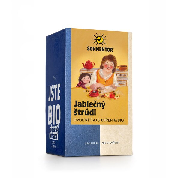 Jablečný štrúdl bio 45g porc.dvoukomorový