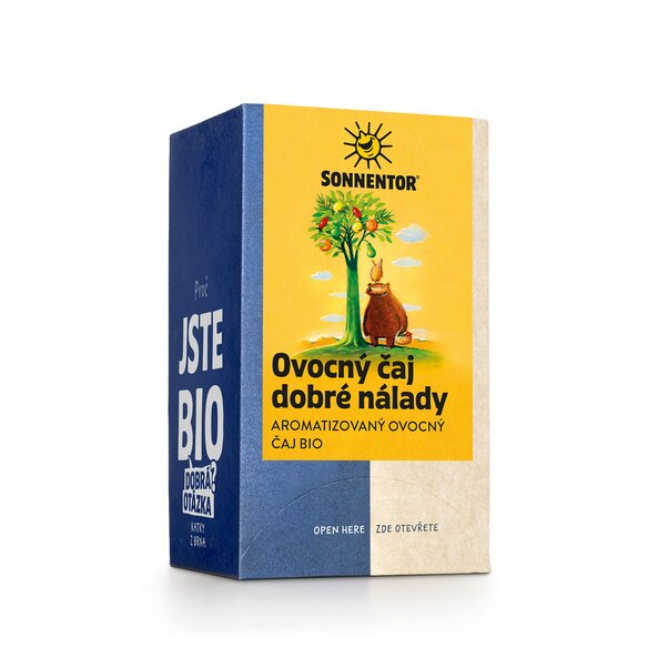 Ovocný čaj dobré nálady bio 45g porc.dvoukomorový