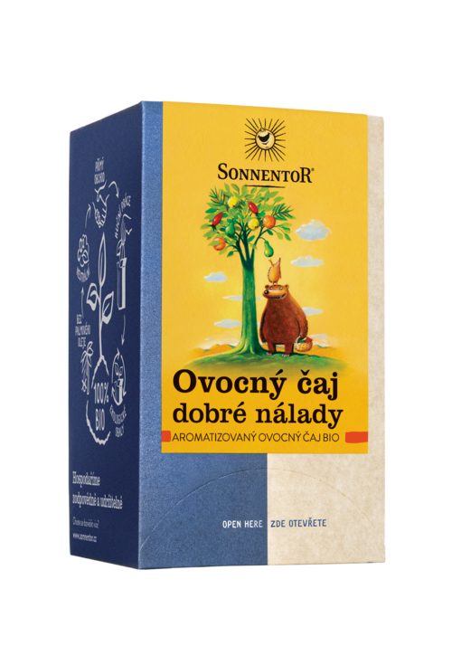 Ovocný čaj dobré nálady bio 45g, porc. 