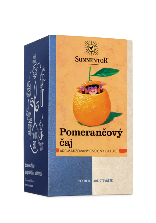 Pomerančový čaj bio 32,4g, porc. 