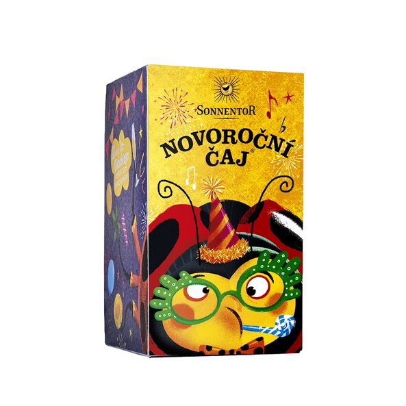 Novoroční čaj 2023 bio 27 g, porc. dvoukomorový