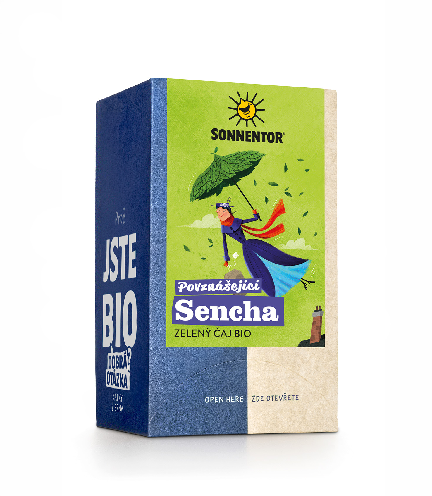 Sencha bio, zelený čaj, 21,6g, porc. 