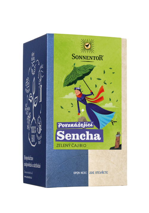 Sencha bio, zelený čaj, 21,6g, porc. 