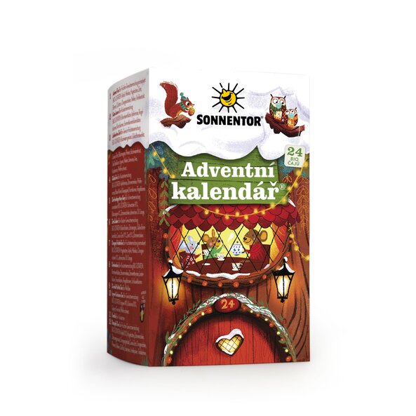 SONNENTOR Adventní kalendář® bio 38,9 g, porc. dvoukomorový