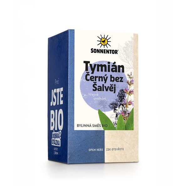 Tymián Černý bez Šalvěj bio 23,4 g., porc. dvoukomorový