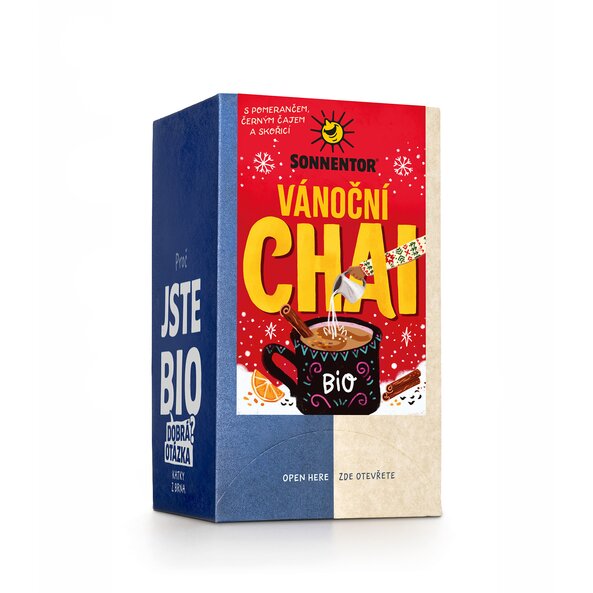 Chai vánoční bio 32,4 g, porc. dvoukomorový