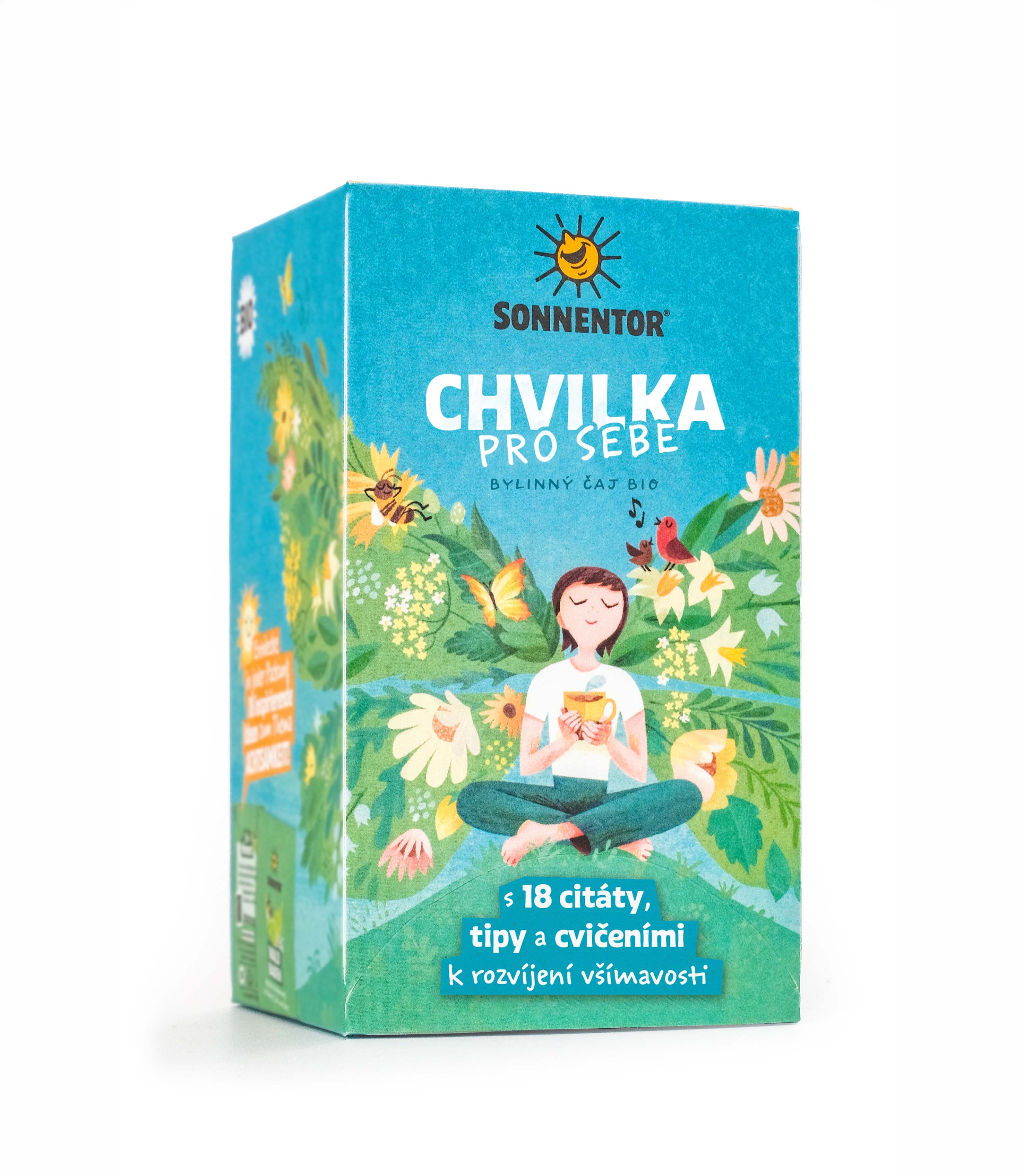 Sonnentor Chvilka pro sebe bio 21,6 g, porc. dvoukomorový - balení 6 ks
