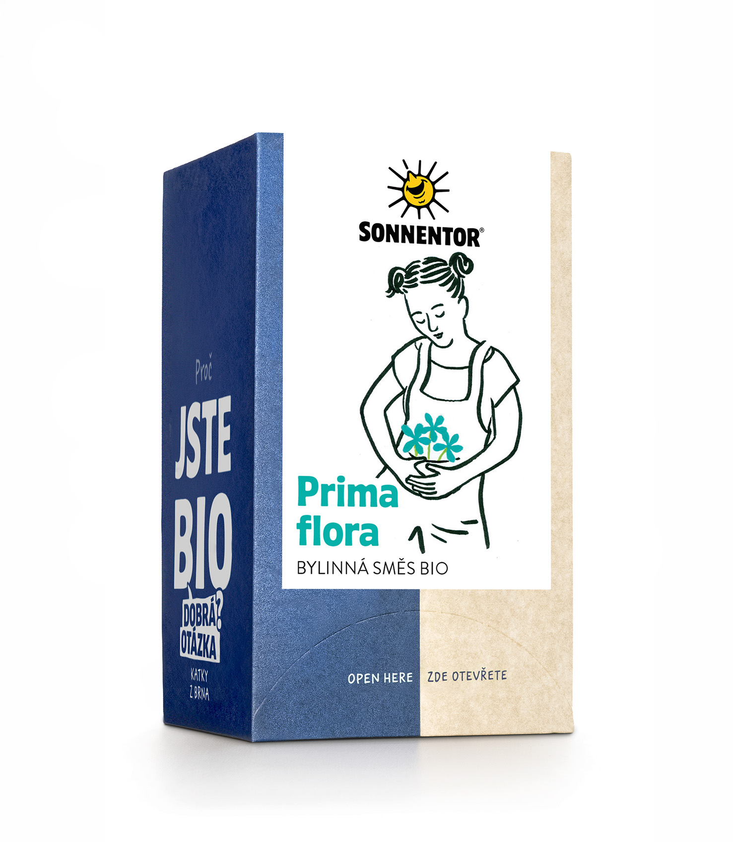 Sonnentor Prima flora bio 27 g porc. dvoukomorový - balení 6 ks