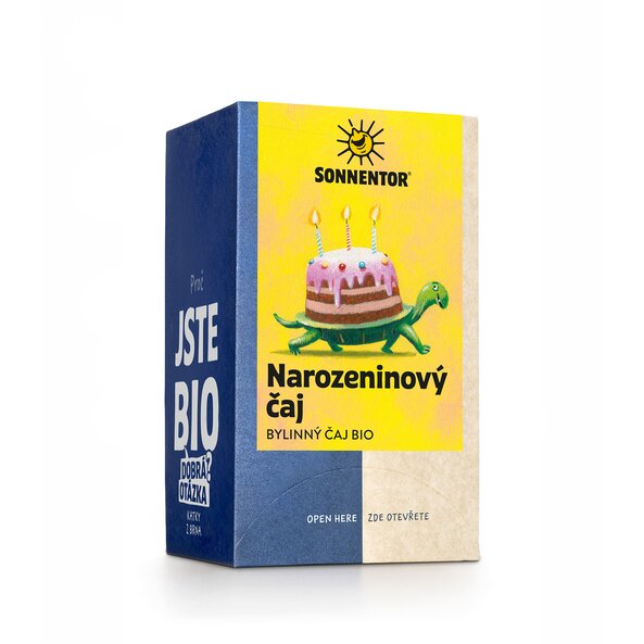 Narozeninový čaj bio 27g porc.dvoukomorový