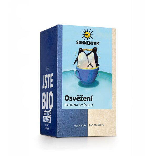 Osvěžení bio 21,6g porc. dvoukomorový