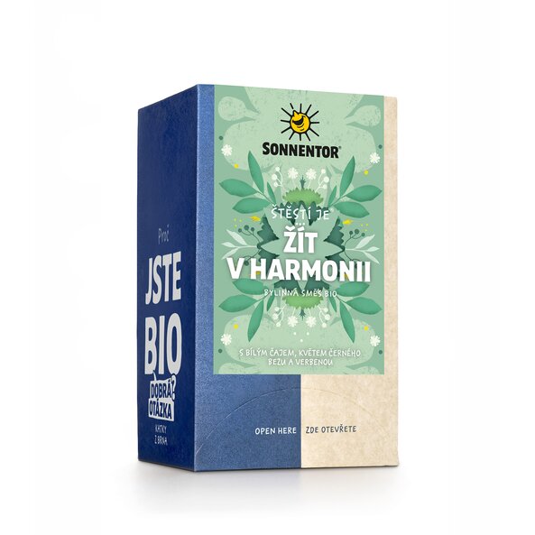 Štěstí je žít v harmonii bio 27g porc.dvoukomorový