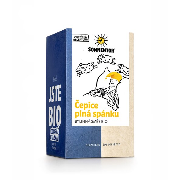 Čepice plná spánku bio 27g porc.dvoukomorový