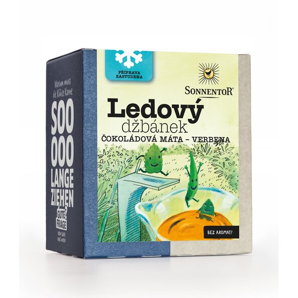 Ledový džbánek - máta čokoládová-verbena čaj bio 32g pyramida