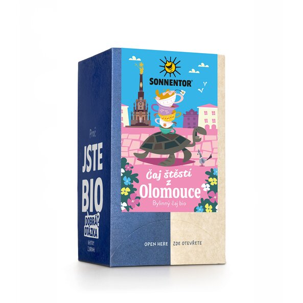 Čaj štěstí z Olomouce bio 27 g porc. dvoukomorový