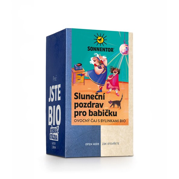 Sluneční pozdrav pro babičku bio (nový design) 45 g, porc. dvoukomorový