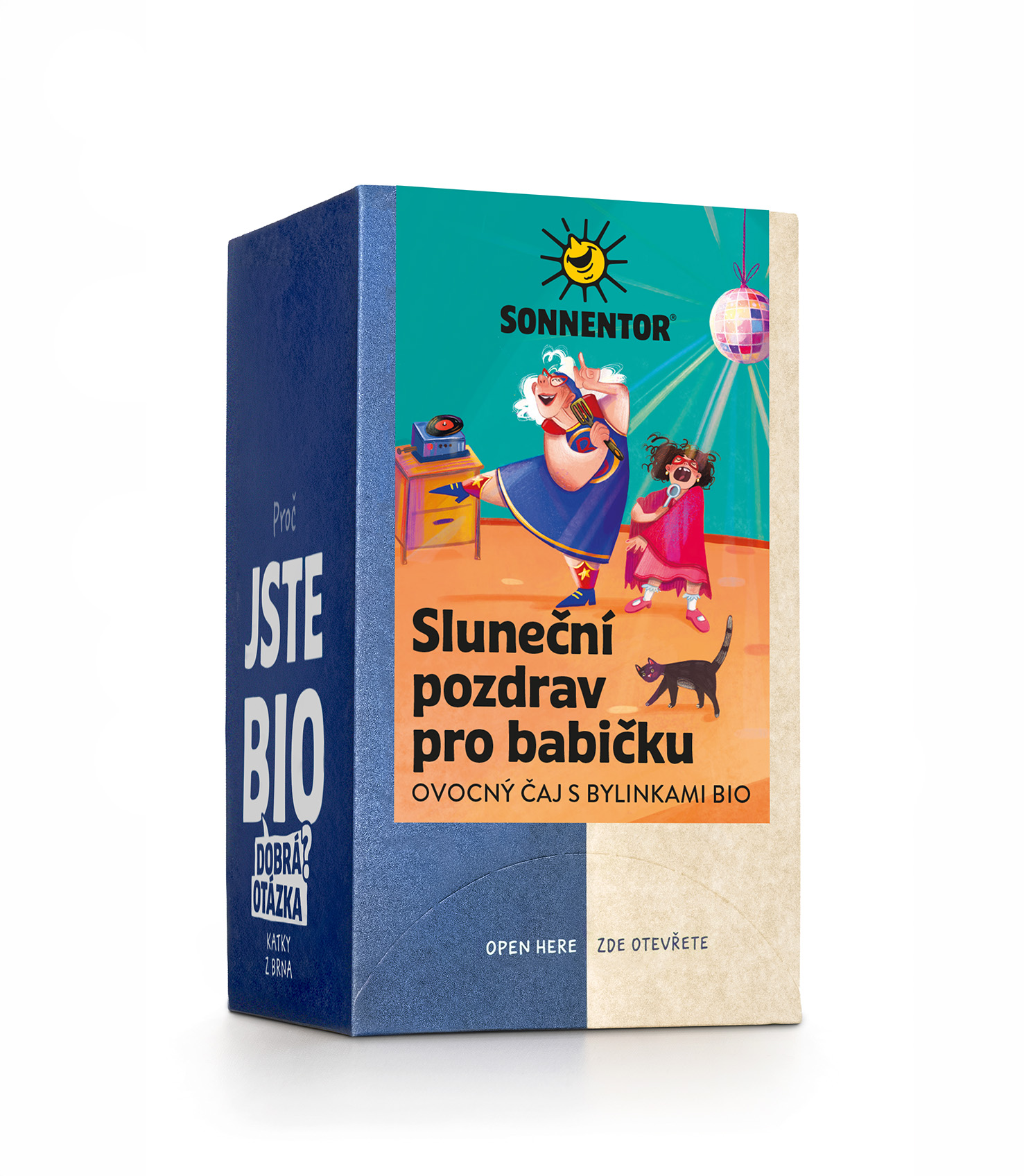 Sonnentor Sluneční pozdrav pro babičku bio (nový design) 45 g, porc. dvoukomorový - balení 6 ks