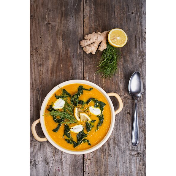 Kurkumovo-mrkvová detox polévka